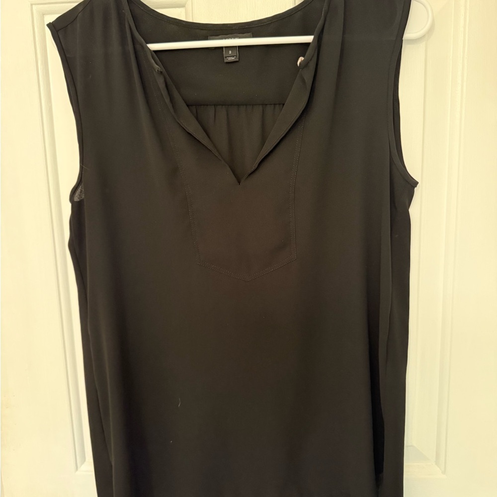 J. Crew Black Tank Top Versatile Sleeveless Design